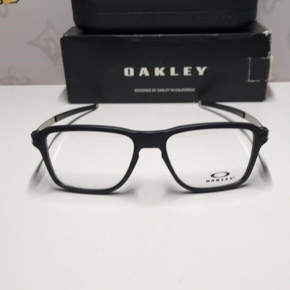New Authentic Oakley Black Eyeglasses OX8166-0152 - Picture 5 of 12